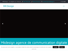 Tablet Screenshot of mkdesign.fr